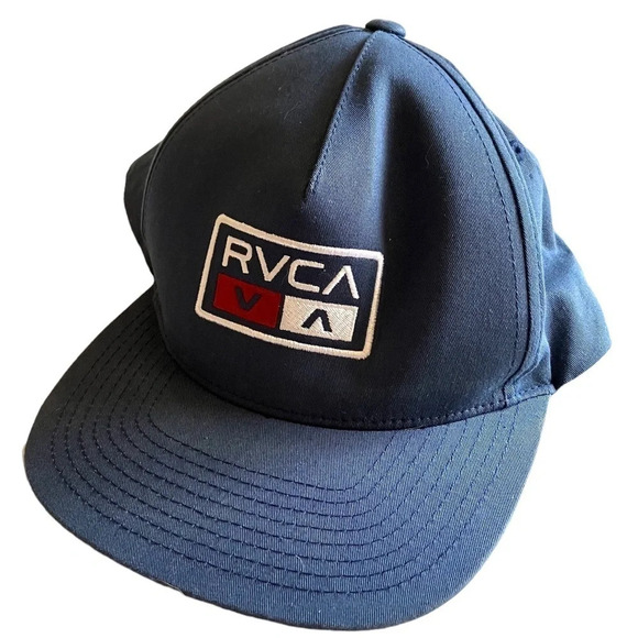 RVCA Duel Snapback Mid Fit‎ Blue - Picture 1 of 6